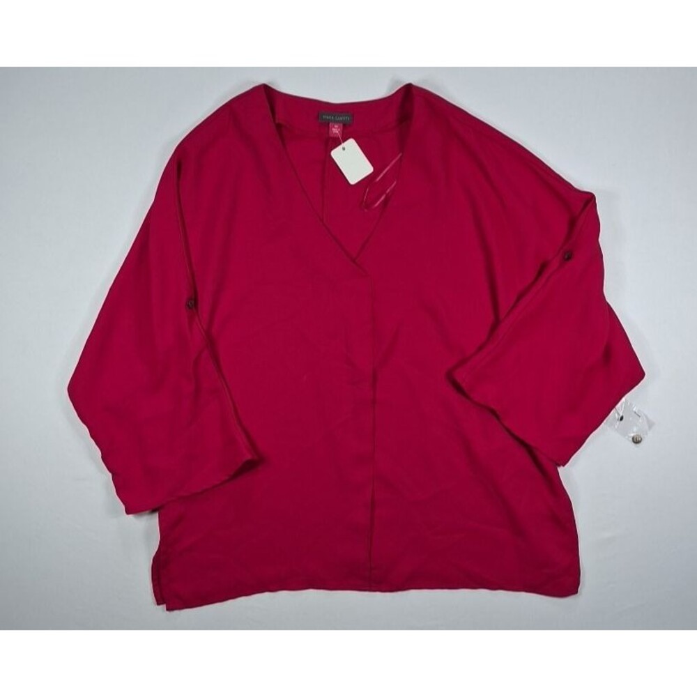 Vince Camuto Women's XS Pink Blouse 3/4 sleeve